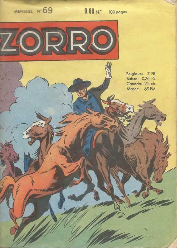 Scan de la Couverture Zorro n 69